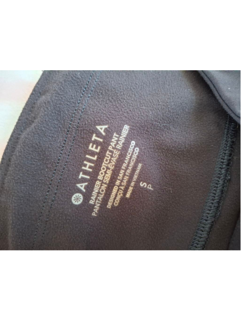 Athleta Rainier Bootcut high rise Pants S Black sporty activewear - Picture 7 of 9